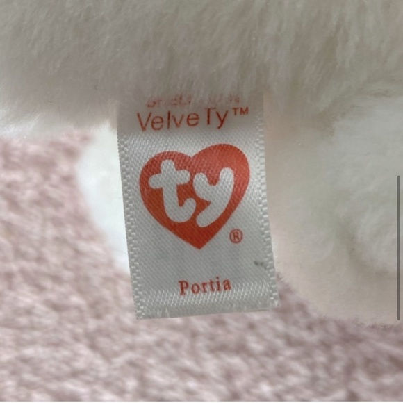 5/$25 Ty VelveTy Portia Puppy Beanie Baby Plush Stuffed Animal - Picture 7 of 10